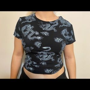 Dragon crop top